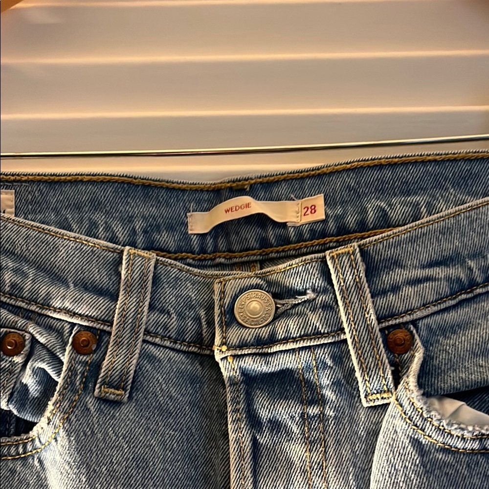 Light Blue Denim Jeans - Picture 2 of 4